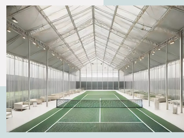 Строительство теннисных кортов в Чусовой