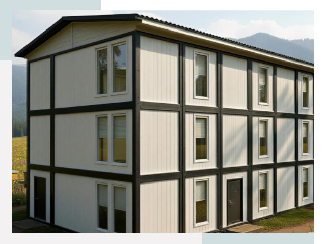 Модульные общежития в Чусовой