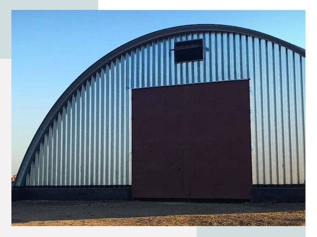 Бескаркасные ангары в Чусовой