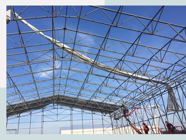 Шатровые ангары от 627 руб. в Чусовой и Пермском крае