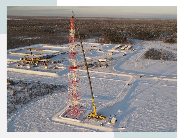 Мачты связи в Чусовой