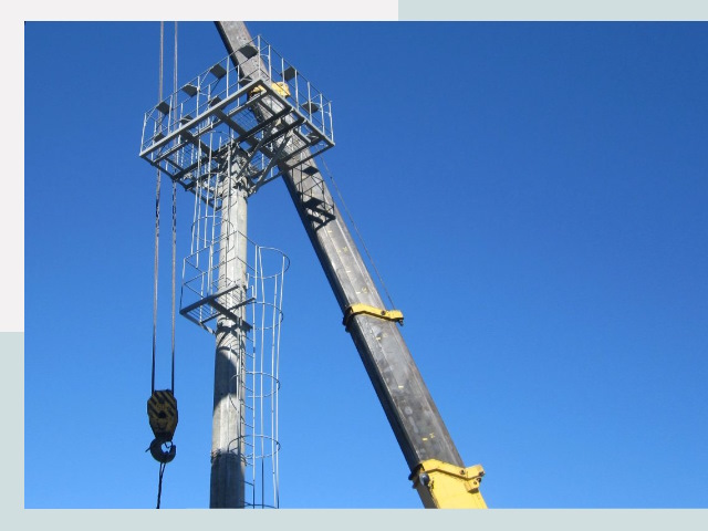 Монтаж осветительных мачт в Чусовой от 627 руб.