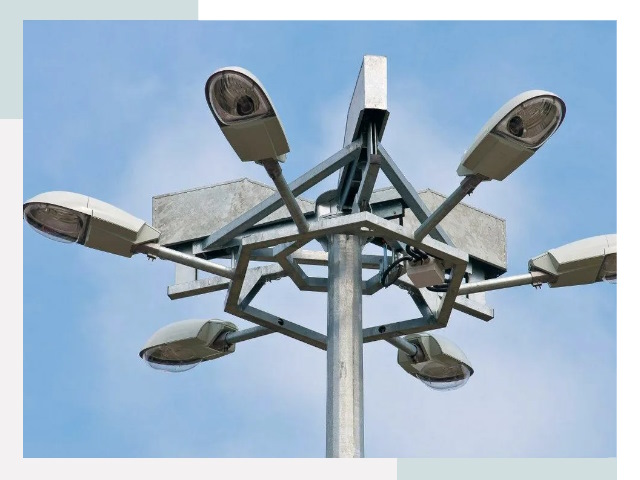 Монтаж осветительных мачт в Чусовой