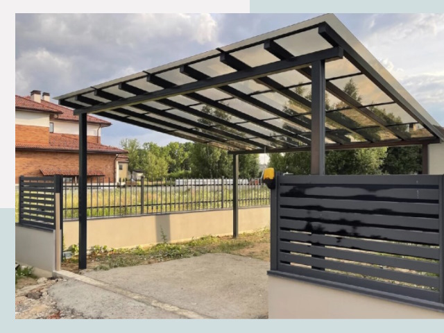 Металлические навесы в Чусовой от 627 руб. за м²