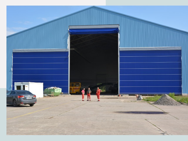 Ангарные ворота в Чусовой от СтальСтрой-Чсв по цене 627 руб.