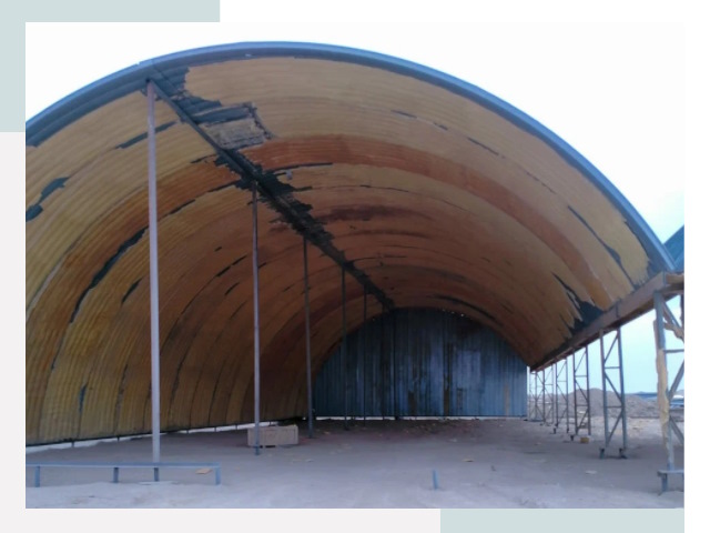 Реконструкция ангаров в Чусовой