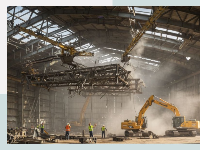 Демонтаж ангаров в Чусовой от 627 руб. за м²