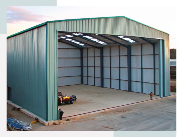 Строительство ангаров в Чусовой