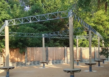 Терраса из металлоконструкций под ключ, проектирование, изготовление и монтаж от СтальСтрой-Чсв